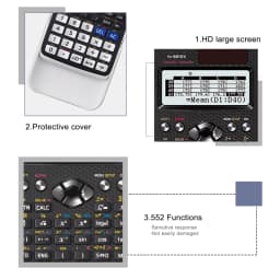 Scientific Calculator, 552 Functions, Natural Display, Suitable for Students and Teachers in Teaching, Various Exams, Economical