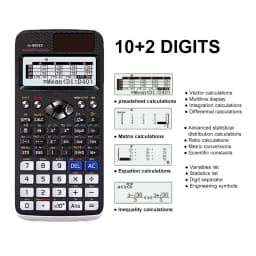 Scientific Calculator, 552 Functions, Natural Display, Suitable for Students and Teachers in Teaching, Various Exams, Economical