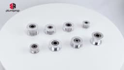 GT2 Idler Timing Pulley 16-tooth 20-Teeth with 3mm or 5mm Bore with Bearings for 3D Printer Parts Timing Belt 6mm 10mm