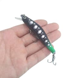 1pcs sinking Minnow Fishing Lure Wobblers Hard Artificial Bait 3D Eyes 8cm 8.5g High Quality Crankbait Plastic Baits Fish Pesca