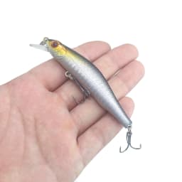 1pcs sinking Minnow Fishing Lure Wobblers Hard Artificial Bait 3D Eyes 8cm 8.5g High Quality Crankbait Plastic Baits Fish Pesca