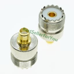 UHF SO239 PL259 TO UHF BNC N SMA SO239 PL259 male female flange mount angle RF Coaxial Coax Connector Adapter Brass Converter