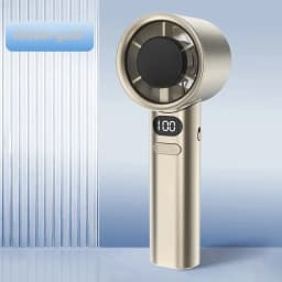 Lenovo 3000mah Handheld Fan Electric Hand Fans Ice Compress High-Speed Cooling USB Rechargeable Portable LED Digital Display