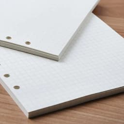 45 Sheets/90 Pages Ring Notebook Insert Refills 6 Holes Loose Leaf Papers Journals A5 A6 A7 Spiral Diary Planner Inner Core Pape