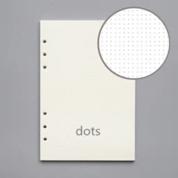 45 Sheets/90 Pages Ring Notebook Insert Refills 6 Holes Loose Leaf Papers Journals A5 A6 A7 Spiral Diary Planner Inner Core Pape