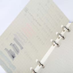 45 Sheets/90 Pages Ring Notebook Insert Refills 6 Holes Loose Leaf Papers Journals A5 A6 A7 Spiral Diary Planner Inner Core Pape