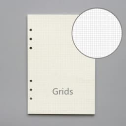 45 Sheets/90 Pages Ring Notebook Insert Refills 6 Holes Loose Leaf Papers Journals A5 A6 A7 Spiral Diary Planner Inner Core Pape