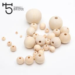 10 12 16 18 20 25mm Natural Wooden Beads Smooth Round Wood Beads Loose Spacer Beads for Jewelry Making DIY Handmade Accessories
