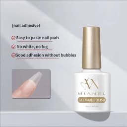 MIANEL 2026 New Summer Waterdrop Top Coat Gel, High Gloss Crystal Plating Sealer, 3D No-Wipe Nail Gel Polish