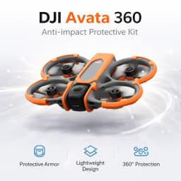 DJI Avata 360 Lightweight Full Protection Kit No Vision Blocking, No Panoramic Interference, Super Snug Fit, ABS 360° Armor