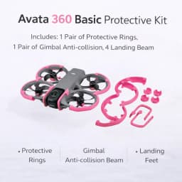 DJI Avata 360 Lightweight Full Protection Kit No Vision Blocking, No Panoramic Interference, Super Snug Fit, ABS 360° Armor