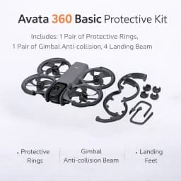 DJI Avata 360 Lightweight Full Protection Kit No Vision Blocking, No Panoramic Interference, Super Snug Fit, ABS 360° Armor