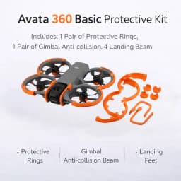 DJI Avata 360 Lightweight Full Protection Kit No Vision Blocking, No Panoramic Interference, Super Snug Fit, ABS 360° Armor
