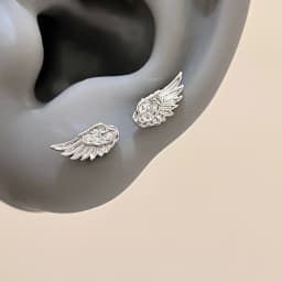 New Shining Creativity Angel Wings Pendant Earrings for Women Fashion Accessories Personalization Jewelry Birthday Party Gifts