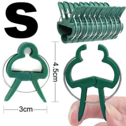 Garden Plant Clips, Plant Support Clips for Securing Stems, Flowers or Climbing Vines To Tomato Cages