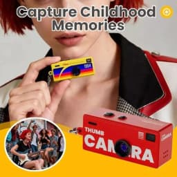 Mini Digital Camera 0.96 Inch Keychain Camera Retro Support Memory Card 1080P Very Small Camcorder Video Recorder with Flash
