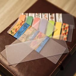 6pcs/lot Portable Transparent Pvc Board Masking Tape Washi Tape Sheet Subpackage Plate Tape Package Planner Tool