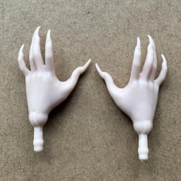 1/6 Monster Doll Accessories Replacement Hands and Arms Nwe Skull 6 Fingers 4 Fingers
