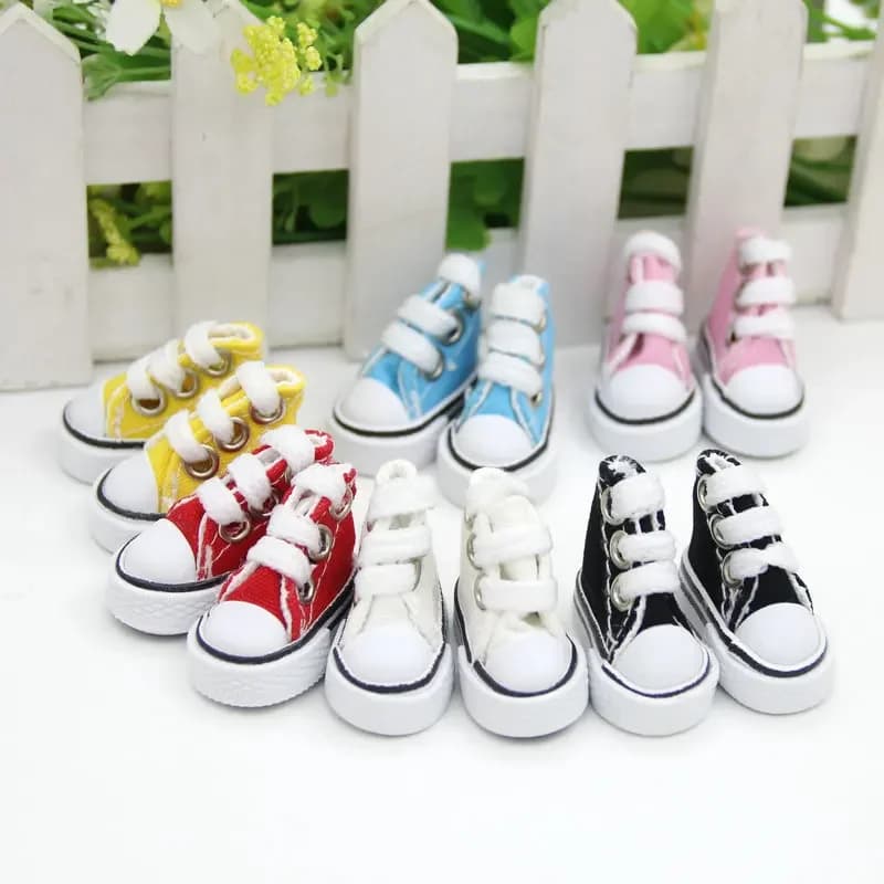 3.5cm*2cm*3cm Doll Shoes for Blythe Licca Jb Doll Mini Shoes for Russian Doll 1/6 BJD Sneakers Shoes Boots