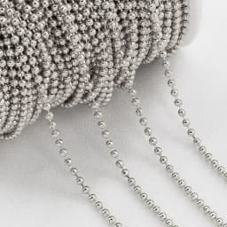 No Fade 2Meters 1Meter Stainless Steel Beads Chains for Jewelry Making DIY Necklace Bracelet Accessories Handmade Ball Chain