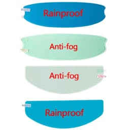 Universal Moto Helmet Anti-fog Patch Film Rainproof Lens Film for Motorcycle Visor Clear Fog Resistant Motor Racing Accessories