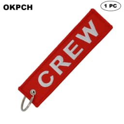 1 PC Novelty Keychain Launch Key Chain Bijoux Keychains for Motorcycles and Cars Key Tag New Embroidery Key Fobs