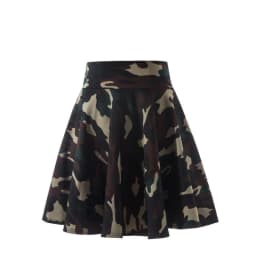 2025 Flared Skirts Women's Basic Shorts Skirt Fashion Versatile Black Casual Mini Skater Medium Pleated Fluffy Skirt Plus Size