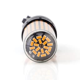 2X Amber T25 3157 LED Canbus 3014 144SMD Error Free Car Brake Light NO Hyper