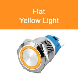 12mm 16mm 19mm 22mm Metal Push Button On Off Switch Power LED Light Waterproof Flat Circular Button 3v 6v 12v 24v 110v 220v IP65