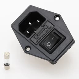 1set 10A 250V Inlet Module Plug Rocker Switch Male Power Socket 3 Pin IEC320 C14 switch + Fuse New