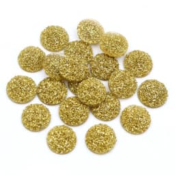 Fashion 40pcs 8mm 10mm 12mm Mix Colors Druzy Natural Stone Convex Flat back Resin Cabochons Jewelry Accessories Supplies