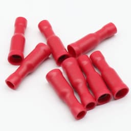 Hot 50 X Red Male Female Bullet Connector Crimp Terminals Wiring