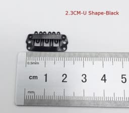 50pcs 2.3cm-3.6cm Black Brown Color Wig Clips Snap Clip For Hair Extension Wig Weft Wig PP Hairpins Large Clips Styling Tools
