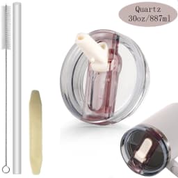 30oz Flip Straw Lid for Stanley 2.0 Tumbler Leak Proof Lid Replacement No Spill Cover for Stanley Cup Accessories