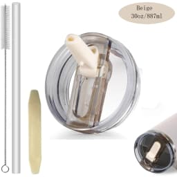 30oz Flip Straw Lid for Stanley 2.0 Tumbler Leak Proof Lid Replacement No Spill Cover for Stanley Cup Accessories