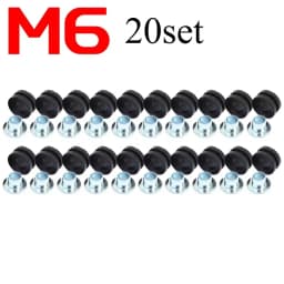 M6/M10 Motorcycle Rubber Grommet Kit Fairing Bolt Cushion Washer Steel Bushing Spacer for Honda Suzuki ATV Motorbike Accessories