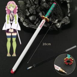 New 17 Styles Japan Anime Demon Slayer Model Gel Pen 0.5mm Black Refill Cosplay Prop Kid Student Gift Slayer Sword