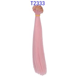 1pcs Wig Refires Bjd Hair 15cm*100CM Black Gold Brown Green Pink Color Straight Wig Hair for 1/3 1/4 BJD Diy