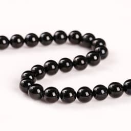 Natural Stone Bead Black Tourmaline Round Loose Spacer Gemstone 4 6 8 10 12mm For Jewelry Making Diy Bracelet Necklace Accessory