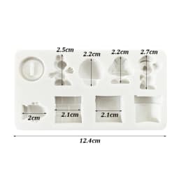 Cartoon Silicone Cake Baking Mold Sugarcraft Chocolate Cupcake Resin Tools Fondant Decorating Tools