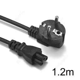 EU Plug Power Cable IEC C5 C13 Power Adapter Extension Cord For Asus Dell HP Notebook TV Monitor PC Computer Printer PC Laptop