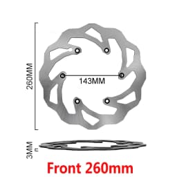 Motorcycle Front Rear Brake Discs Rotors Set For KTM SX SXC SXF EXC EXCF XC F XCW Supermoto 125 250 300 350 450 500 1998-2020