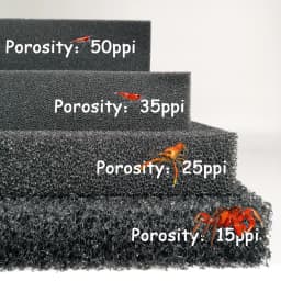 Aquarium Accessories Biochemical Cotton Filter Fish Tank Pond Foam Sponge Filter Black 15 25 35 50PPI Used For Aquariums