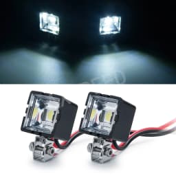 AXSPEED 1 Pair RC Car LED Lights Headlights Spotlight for TRX4 TRX6 Axial SCX10 Wraith 1/10 RC Crawler Car Parts