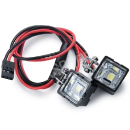 AXSPEED 1 Pair RC Car LED Lights Headlights Spotlight for TRX4 TRX6 Axial SCX10 Wraith 1/10 RC Crawler Car Parts