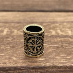 1pcs Tree Of Life Norse Runes Accessories Metal Bead Viking Jewelry Small Hair Beads For Braids Beard Bracelet Making Supplies