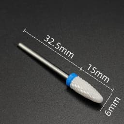 1 Piece Ceramic Nail Art Drill Rotary Cutter Cleaning Device for Nail Art Machine Accessories Removal Nail Gel Tool