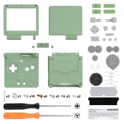 eXtremeRate IPS Ready Upgraded Custom Replacement Housing Shell for Gameboy Advance SP GBA SP for IPS & Standard LCD
