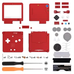eXtremeRate IPS Ready Upgraded Custom Replacement Housing Shell for Gameboy Advance SP GBA SP for IPS & Standard LCD