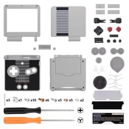 eXtremeRate IPS Ready Upgraded Custom Replacement Housing Shell for Gameboy Advance SP GBA SP for IPS & Standard LCD